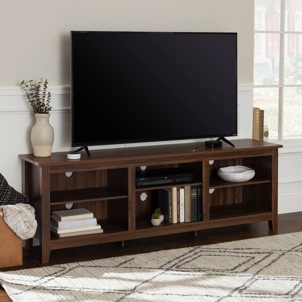 Shop 70 Inch Tv Stand Console With Adjustable Shelving On Sale Overstock 21505038