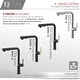 preview thumbnail 51 of 54, STYLISH Latina Single Handle Pull Down Kitchen Faucet