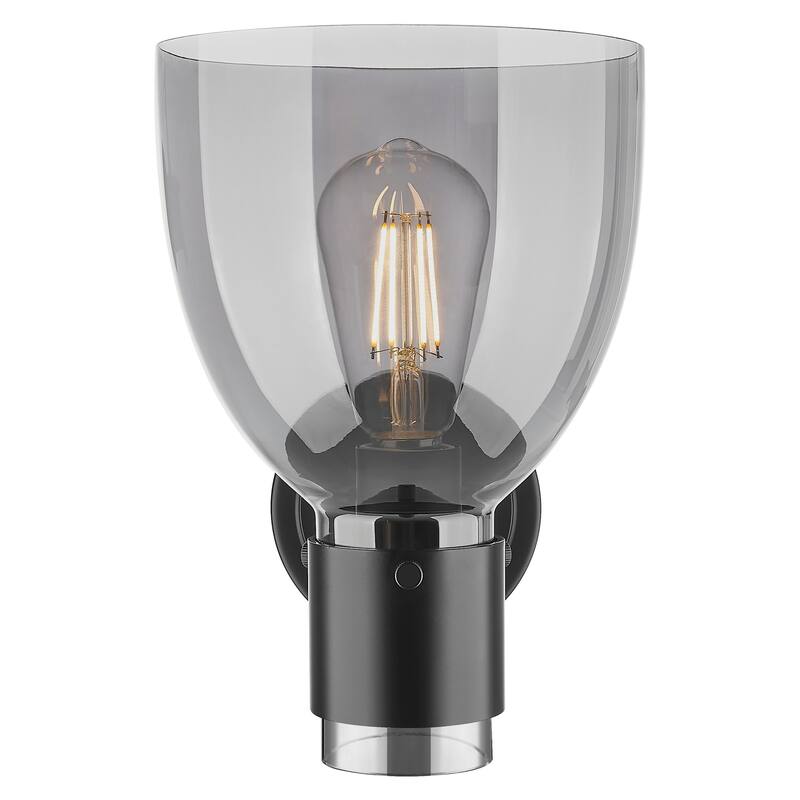 Innovations Lighting 464-1W-G464D-7SM Lawton Bell 9" Tall Bathroom