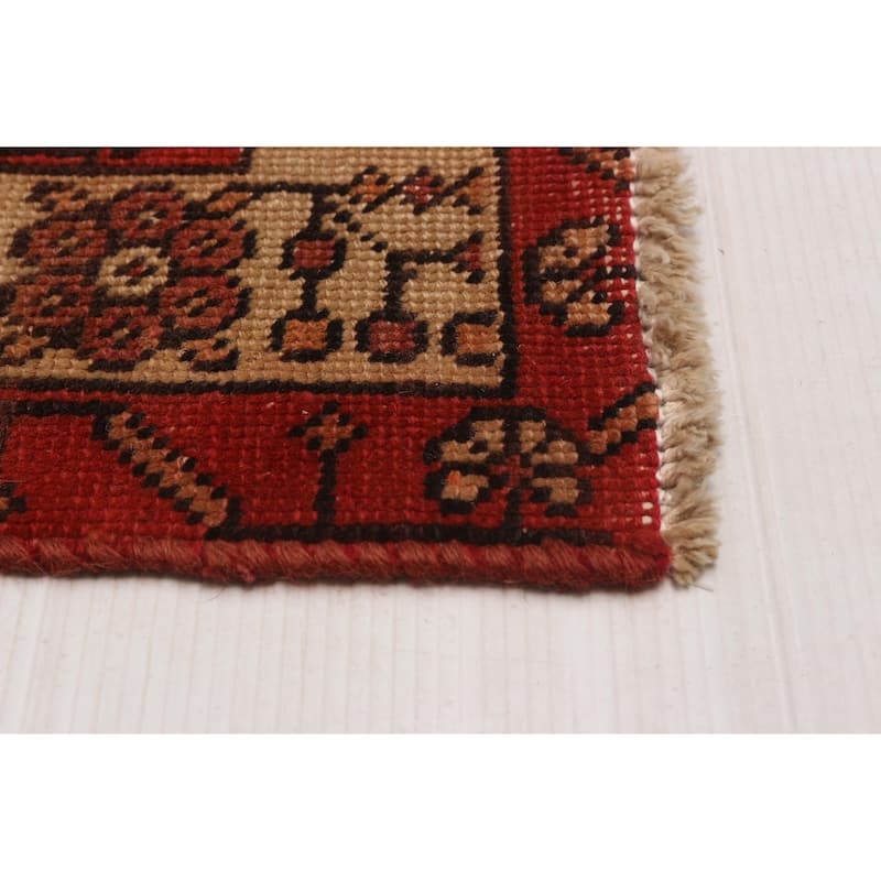 ECARPETGALLERY Hand-knotted Konya Anatolian Red Wool Rug - 2'11 x 9'9