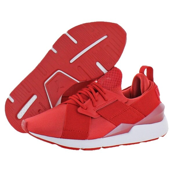 puma muse satin red