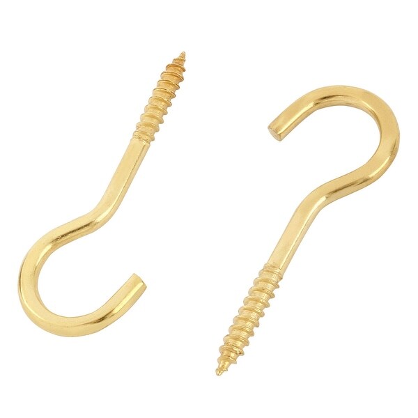 5/10pcs White Cup Hooks Metal Home Screws Coat Hanger Key Jewelry Display Holder 