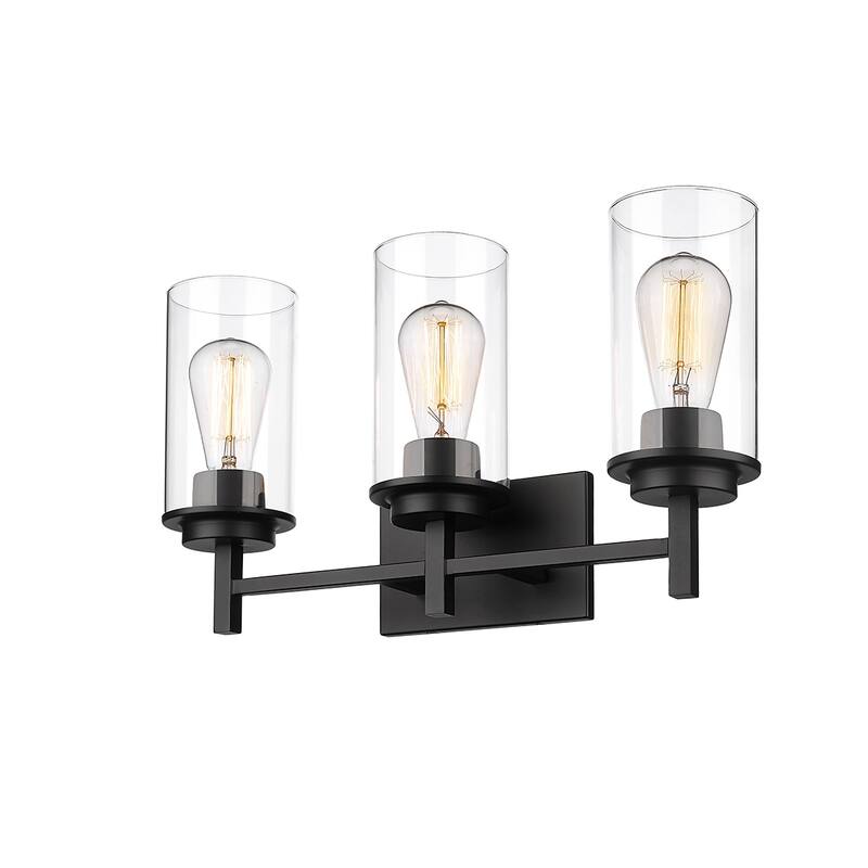 Millennium Lighting Janna Vanity Light with Clear Glass Shades