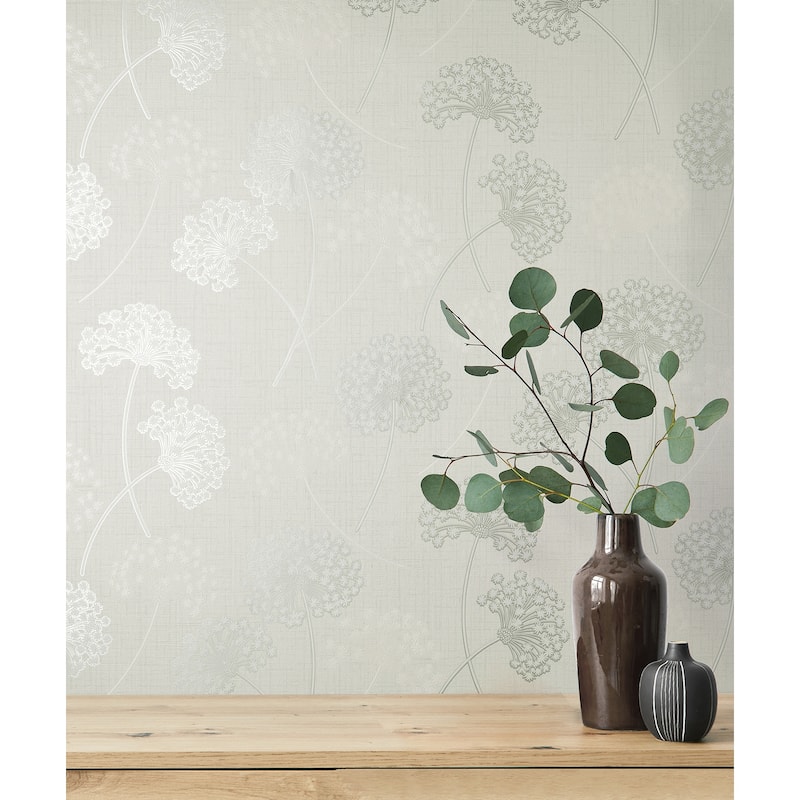 Fine Decor Grace Dove Floral Wallpaper