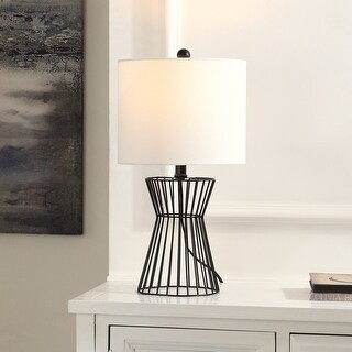 SAFAVIEH Lighting Rayna 19.5 Inch Table Lamp - 10" x 10" x 19" - Bed ...