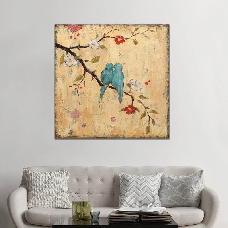 iCanvas "Love Birds II" by Katy Frances Canvas Print