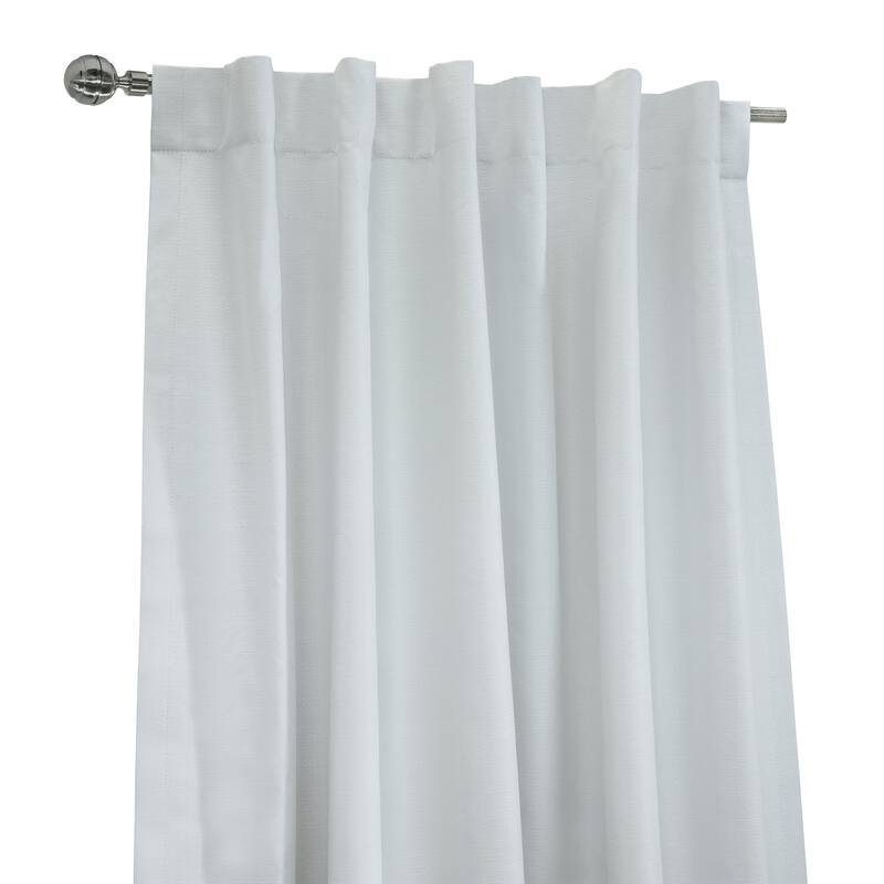 ThermaPlus Baxter Total Blackout Textured Dual Header Curtain Panel