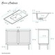preview thumbnail 101 of 125, Classe Bathroom Vanity in Oak
