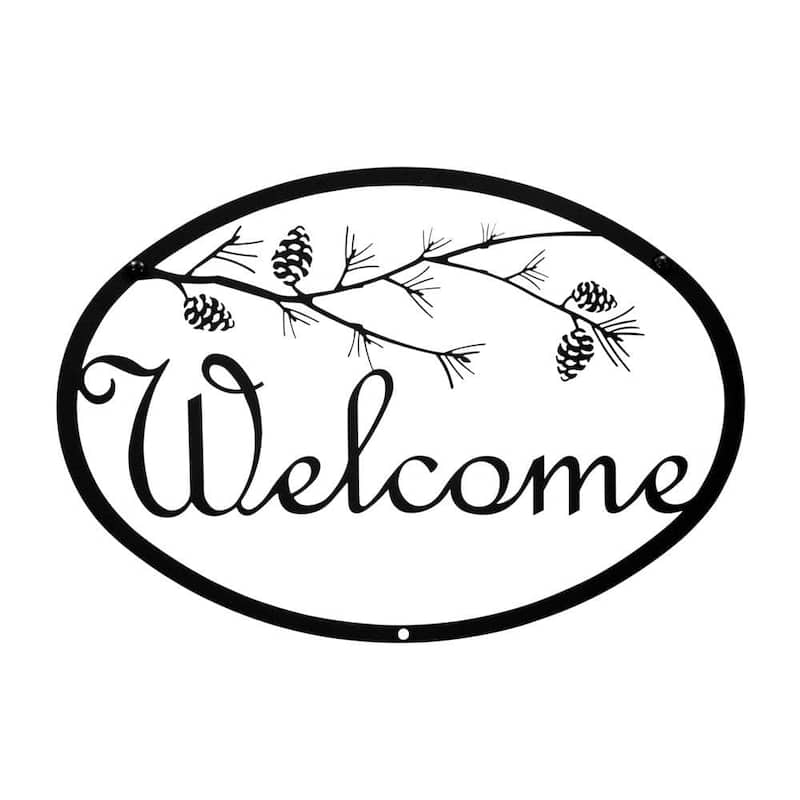 Pinecone - Welcome Sign