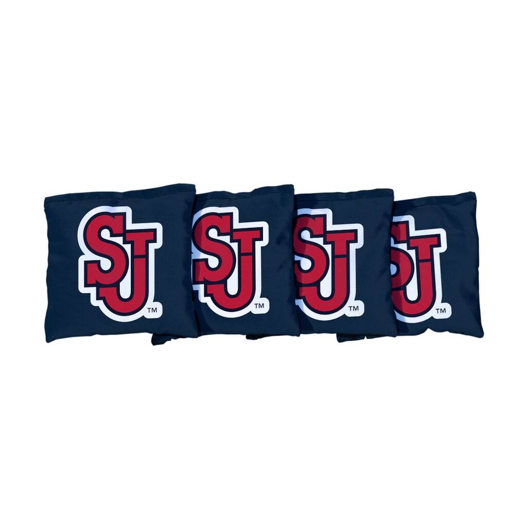 St. Johns University SJU Red Storm Blue Cornhole Bags