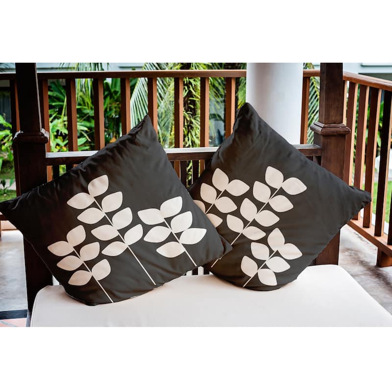 Simple Stems Indoor/Outdoor Throw Pillow