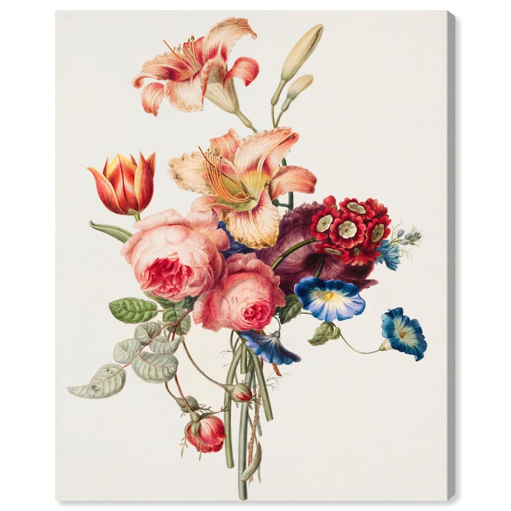 Bouquet 1820 Canvas by Art Remedy, Gallery Wrapped