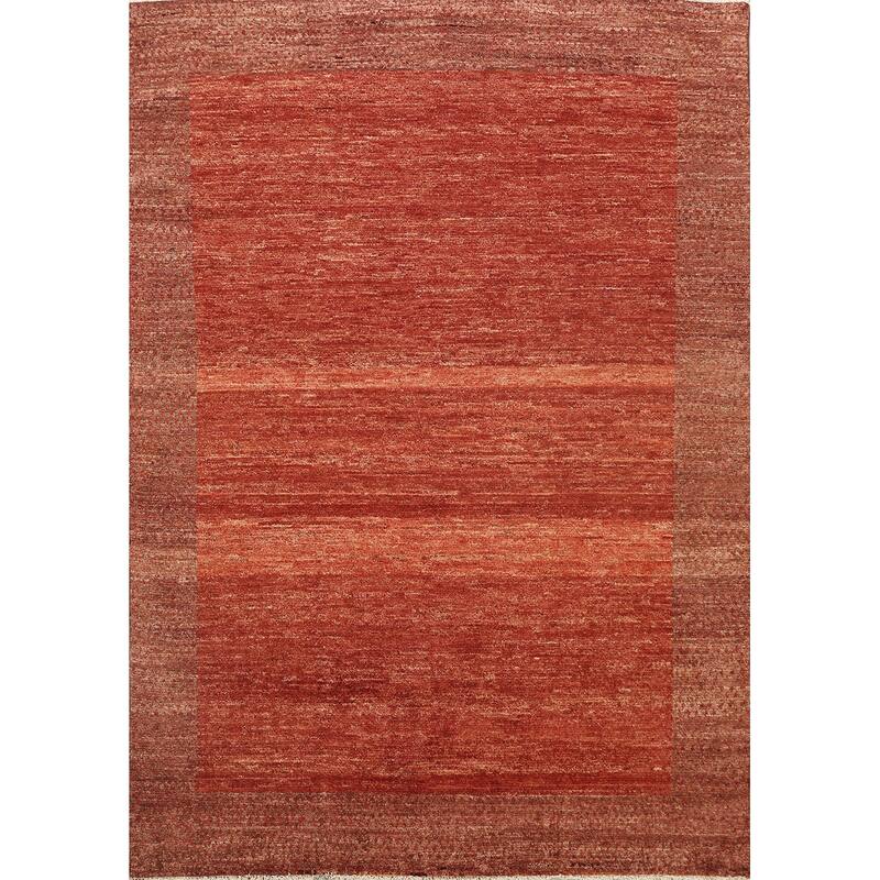 Gabbeh Kashkoli Oriental Wool Area Rug Handmade Modern Carpet - 5'9" x 7'1"