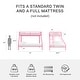 preview thumbnail 12 of 18, Avenue Greene Casey Twin over Full Metal Bunk Bed