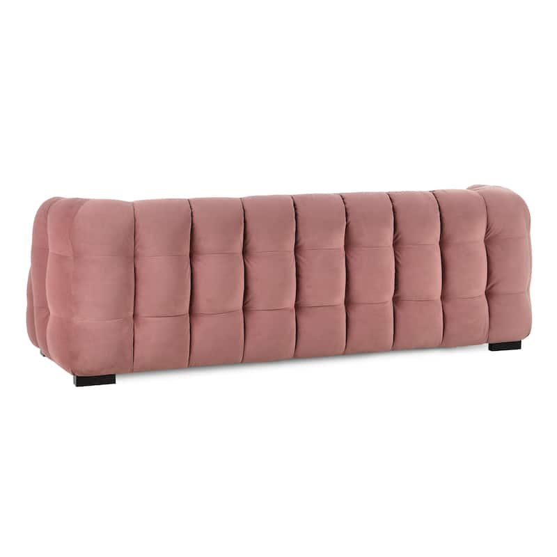 Classic Home Petra 89" Velvet Tufted Sofa