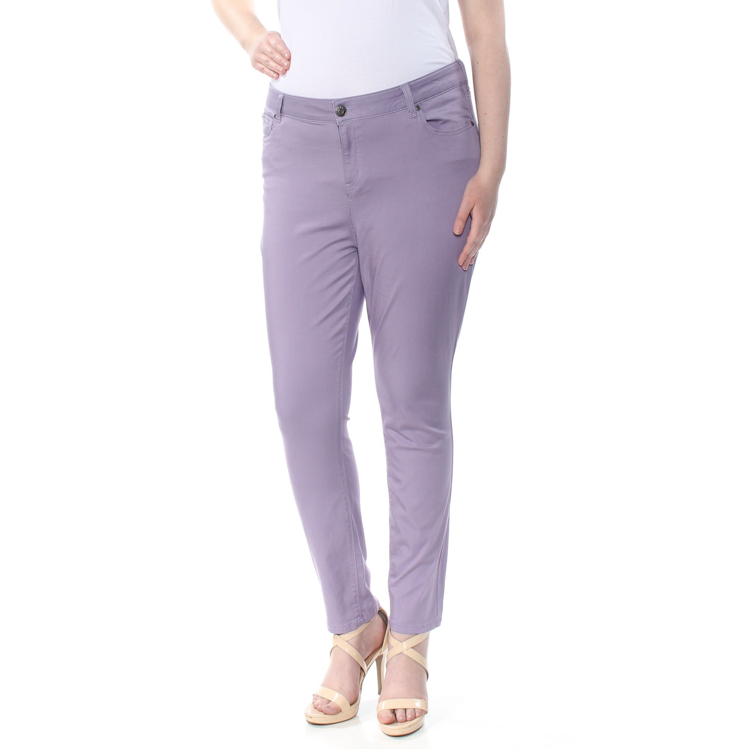plus size lavender jeans