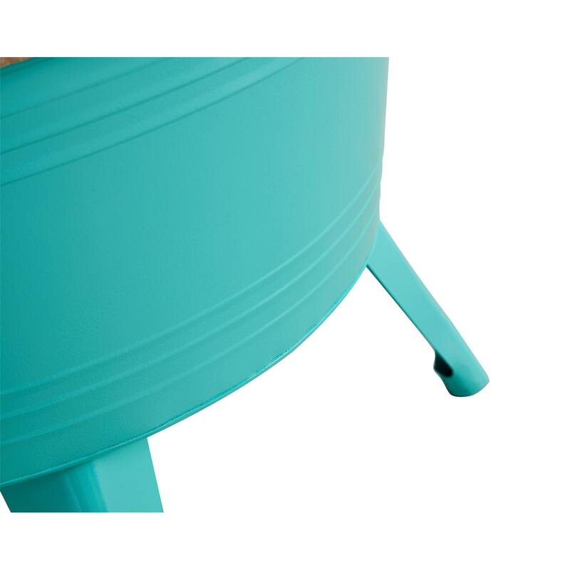 Metal Cocktail Table with Storage Space