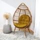 preview thumbnail 56 of 67, Humble + Haute Indoor Egg Chair Cushion (Cushion Only) 44 x 27 x 4 - Mustard