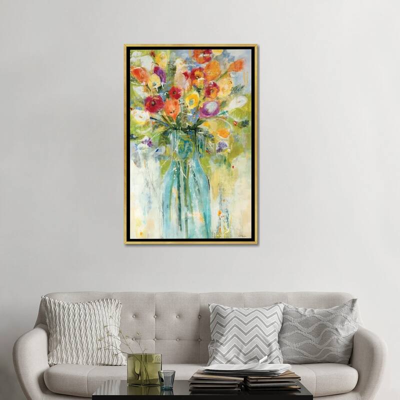 iCanvas "Realizing The Day" by Jill Martin Framed Canvas Print