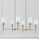 preview thumbnail 3 of 7, Abbie 48" 6-light Island Fixture/ Chandelier