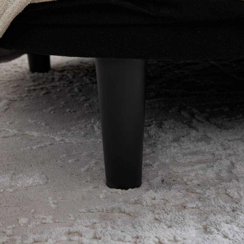 73.82" Modern Plush Chenille Wide Curved Sofa with Pillows