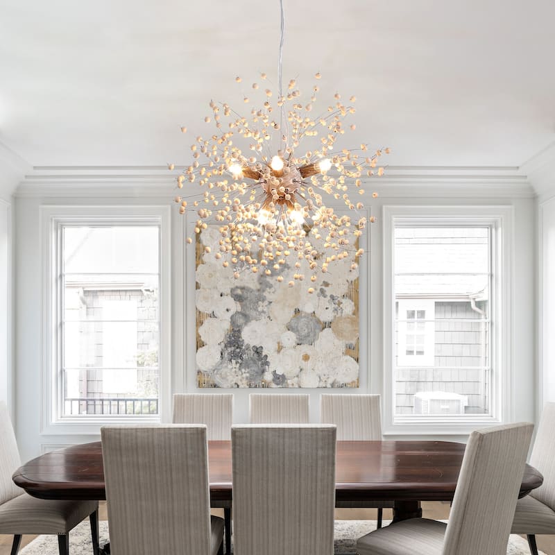 OYIPRO Modern Firework Sputnik Chandelier Crystal Pendant Lighting