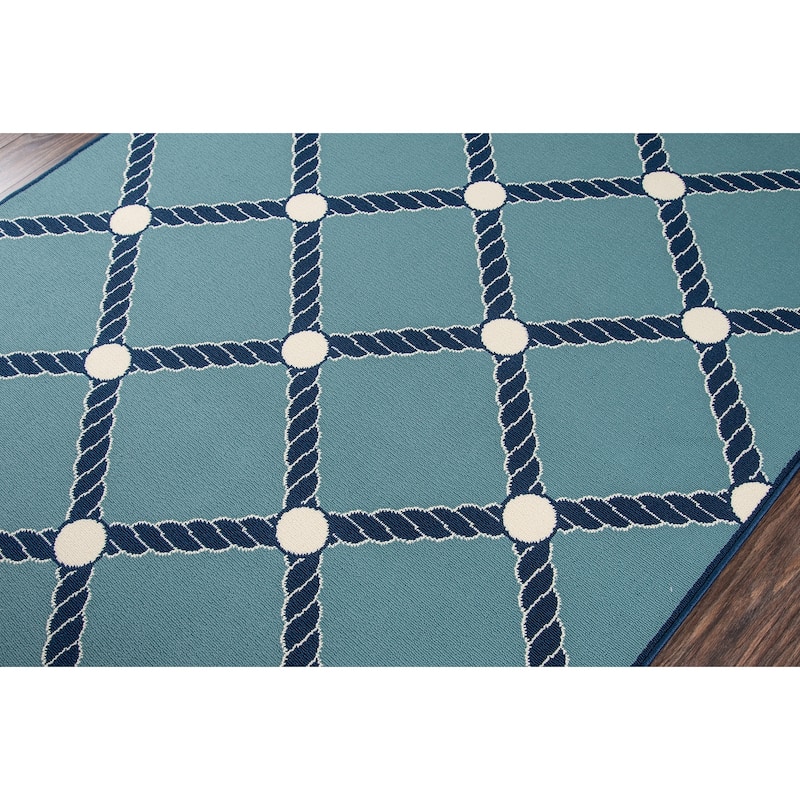 Momeni Baja Nautical Rope Indoor Outdoor Rug