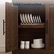 preview thumbnail 18 of 16, Garvee 70.8" Mid-Century Modern Sideboard Buffet Cabinet with 4 Wood Doors and Modular Storage