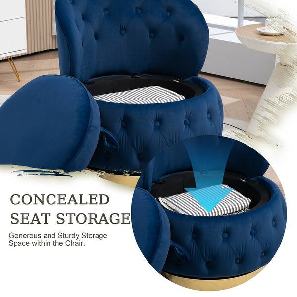 Cuddle Barrel Accent Chairs Upholstered Fluffy Velvet Fabric Chair ...