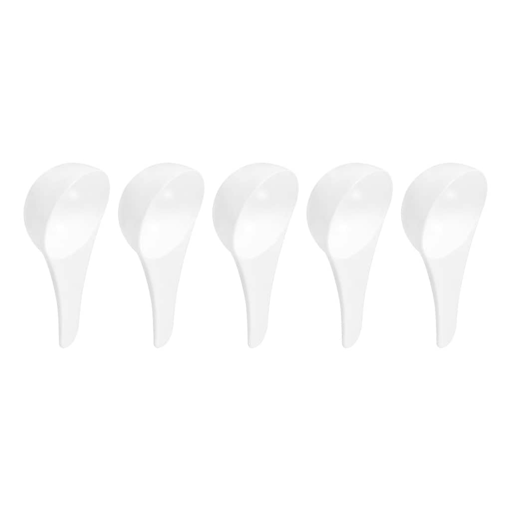 Plastic Measuring Spoons Powder Scoops Spoon Kitchen Spoon, 15g White