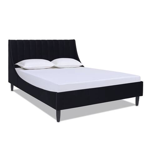 Aspen Upholstered Channel Tufted Platform Bed