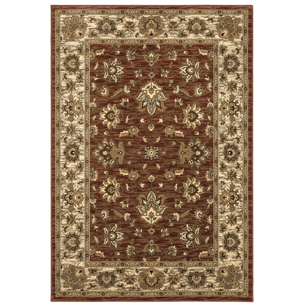 Style Haven Annapolis Bordered Traditional Area Rug