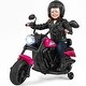 preview thumbnail 31 of 38, Gymax Kids Motorcycle w/Headlight Music Training Wheels Foot Pedal for