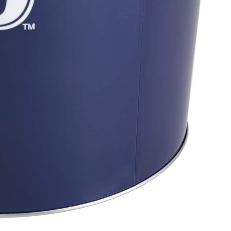 American Art Decor Decorative Metal Trash Can Garbage Bin Waste Basket