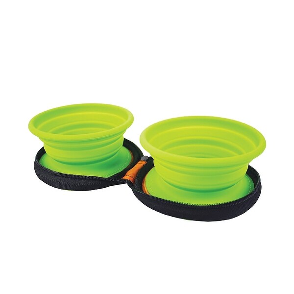dog travel bowl set