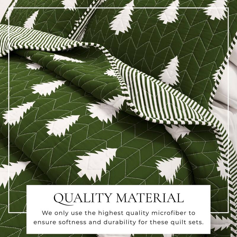 Linery & Co. Lodge Microfiber Quilt Set with Shams