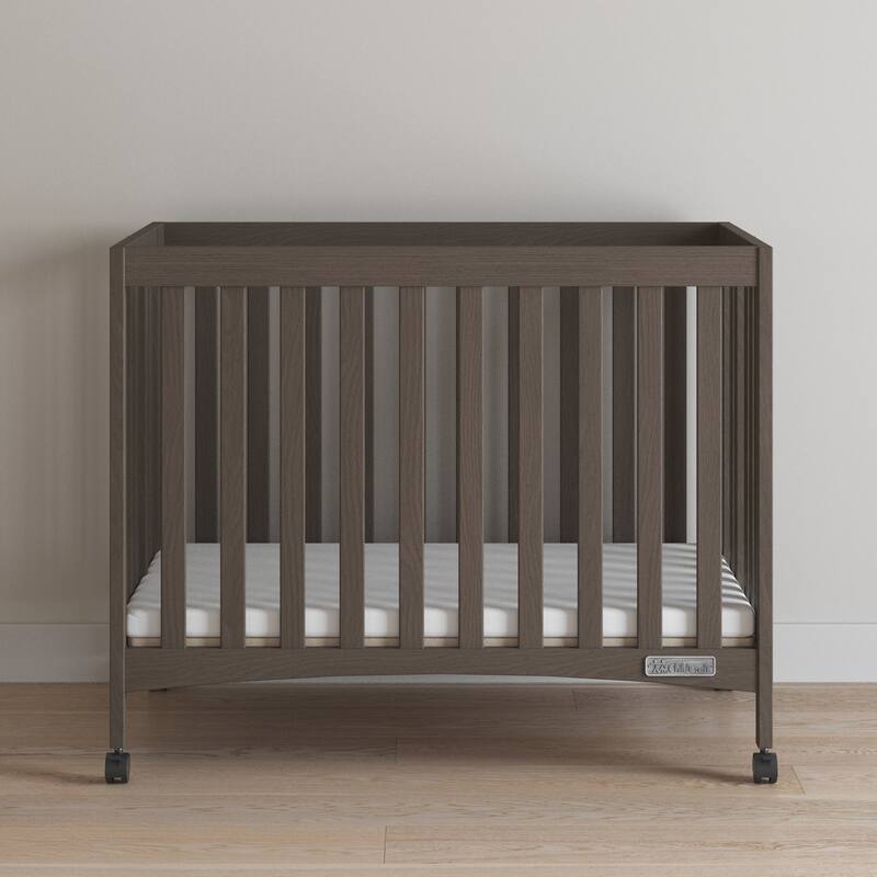 Forever Eclectic London Folding Mini Crib - 39.25" L x 25.25" W x 32" H