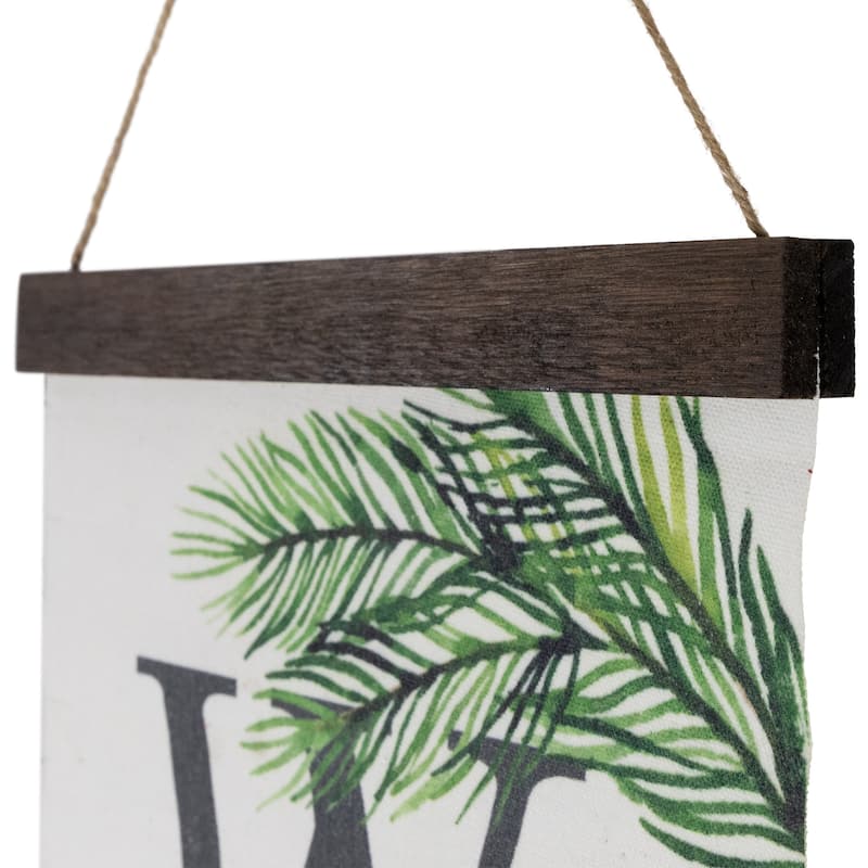 43" Cardinal Welcome Christmas Wall Sign