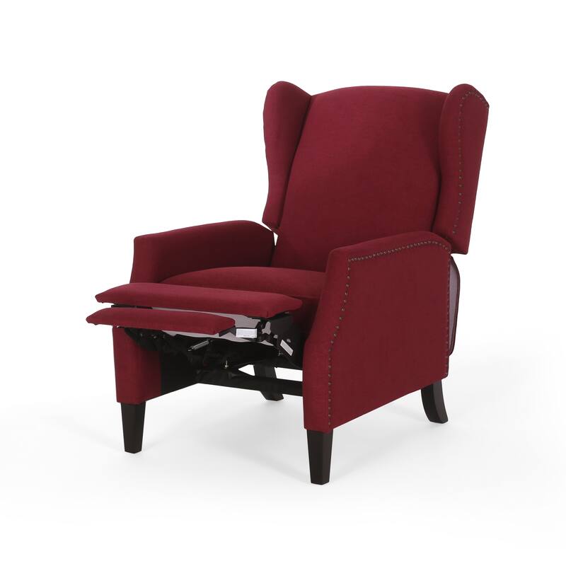 Wescott Wingback Pushback Recliner by Christopher Knight Home