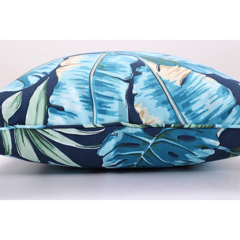 Pillow Perfect Outdoor Tortola Midnight Blue 25inch Floor Pillow 25
