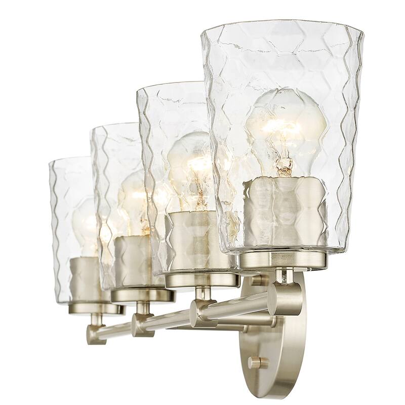Millennium Lighting Ashli 2/4 Light Vanity Light with Clear Honeycomb Glass Shades