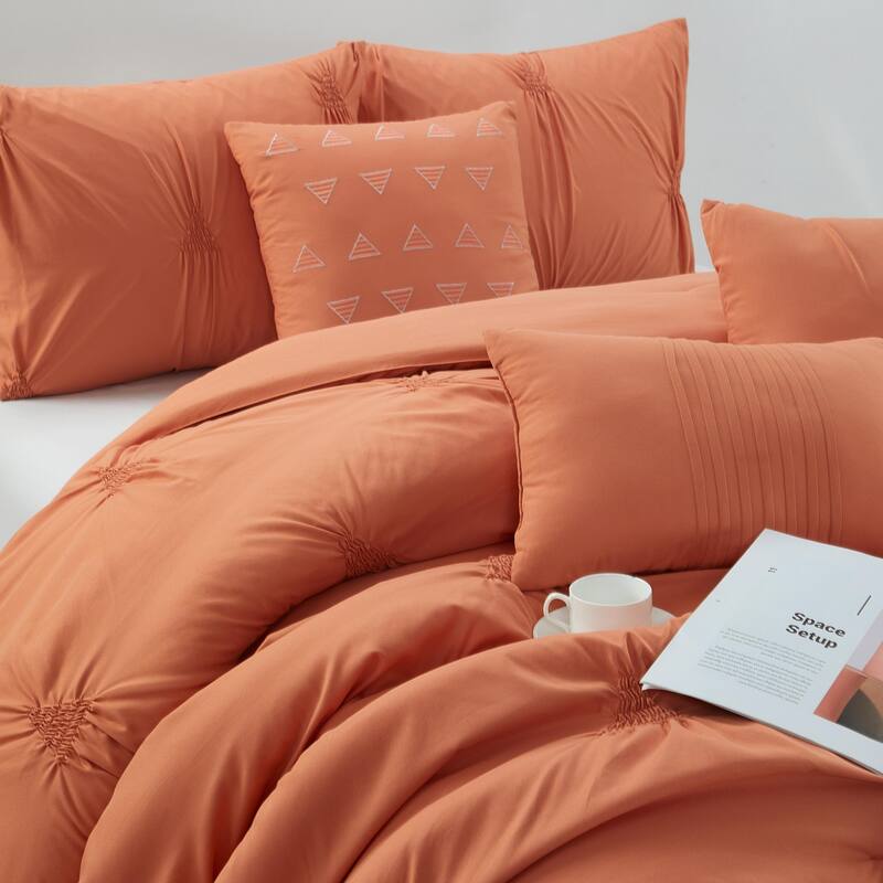 Nanshing Agathe 7 Piece Pintuck Comforter Set