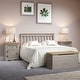 preview thumbnail 10 of 8, Wood Slatted Full Double Size Bed Corona Collection | Furniture Dash