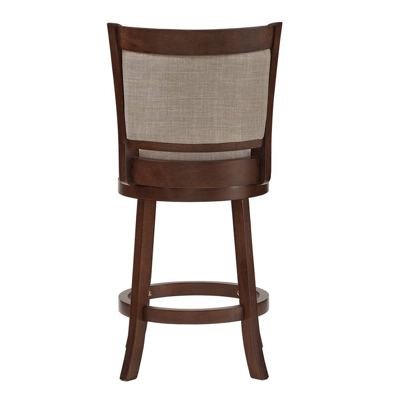 Verona Panel Back Swivel Counter Height Stool by iNSPIRE Q Classic