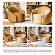 preview thumbnail 39 of 80, 34" Wide 2 Set Velvet/ Boucle Barrel Swivel Chair