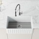 preview thumbnail 65 of 122, VIGO Edison 19" H Single Handle Pull-Down Sprayer Kitchen Faucet Set with Touchless Sensor