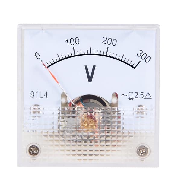 AC 0300V Analog Panel Voltage Gauge Volt Meter 91C4 2.5 Error Margin