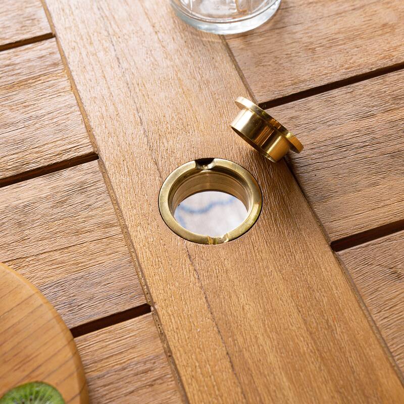Cambridge Casual Valley Teak Wood Dining Table - Natural