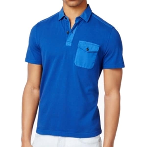 Mens Tommy Hilfiger Custom Fit 2 Tone Color Polo T-Shirt TOMMY