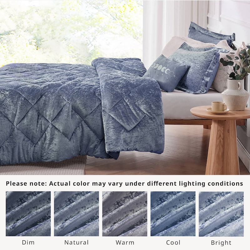 Intelligent Design Isabel Velvet Comforter Set